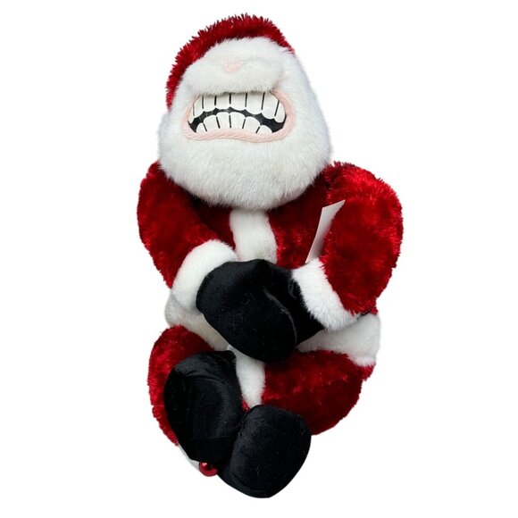 Dan dee Inc. Santa Claus Plush Doll Christmas Decoration humor bendable READ - Picture 1 of 7